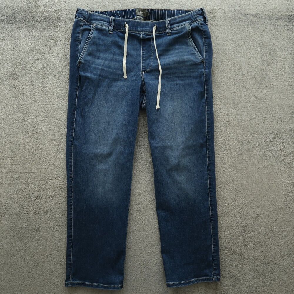 Torrid Jeans Women's Size 1R Blue Mid-Rise Pull On Straight Denim 29" Inseam